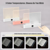 LED Flat Panel Night Vision Book Light (USB Rechargeable) - Eye-Protection Transparent Reading Lamp for Bed & Indoor Study