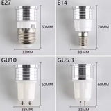 10pcs/Lot MINI Ultra Bright Dimmable 3W 5W GU10 MR16 E27 LED Bulb 85-265V Led Spotlights Warm/Natural/Cool White Lamp 110V 220V