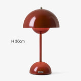 E2 New Mushroom Flower Bud Rechargeable LED Table Lamps Desk Light For Bedroom Dining Touch Night Light Simple Modern Decoration