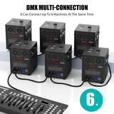 700W Cold Spark Machine (DMX Controlled, Top-Spraying) - Indoor/Outdoor Safe Electronic Stage Effect Machine Fixture for Weddings, Concerts & DJ Shows