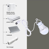 USB LED Bulb 3W Portable LED Lamp 5W Book Lights 7W Outdoor Camping Light Indoor Reading Light Bulb Energy Saving Emergency Lamp