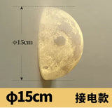 Bedroom Wall Light 3D Moon Bedside Wall Lamp Moon Light Atmosphere Hallway Decorative Background  Creative Lighting Luminaira