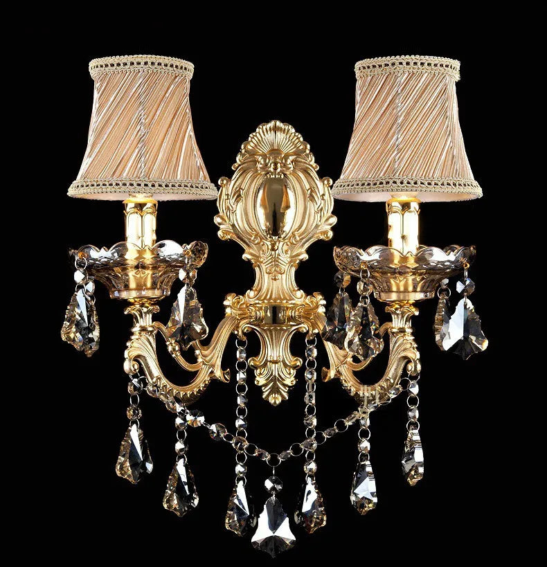 Fashion crystal wall lamp Sconce Light candle wall lamps stair lamp bedroom bedside lamp mirror light