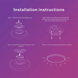 Smart RGBWW WiFi LED Ceiling Lamp - Magic Home App & Voice Control Lighting