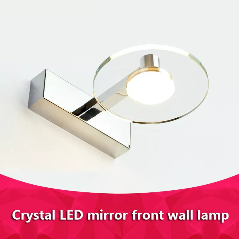 Acrylic mirror headlight wall light bedroom makeup lamp Waterproof and anti-fog mirror front lamp bathroom lighting LED 5W