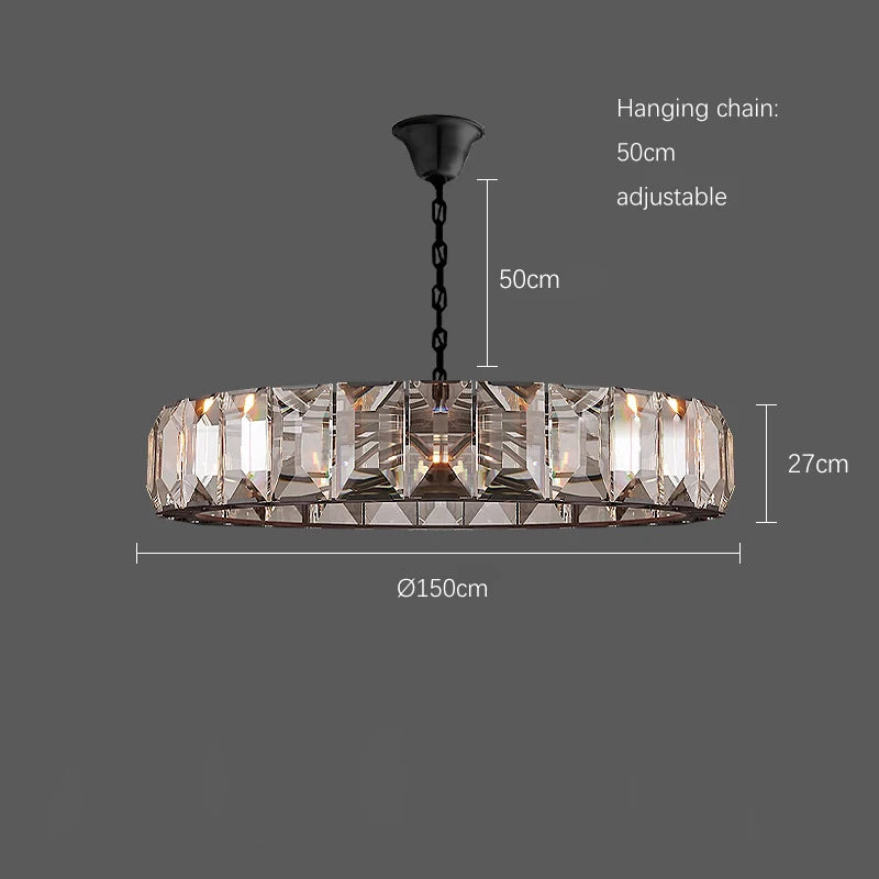 LED E14 Classic Retro Chrome Gold Crystal LED Lamp LED Light. Pendant  Lamp For Living Room