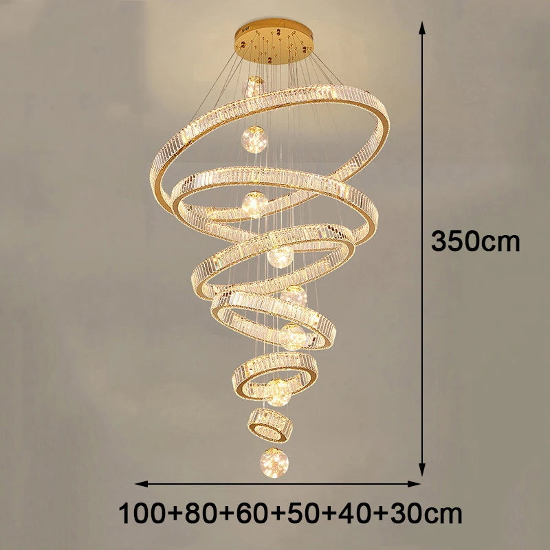 home decorationPendant lights, luxury crystal living room chandelier, bedroom Pendant lamp, ceiling light, indoor lighting