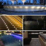 DC12V 24V LED Mini Underwater Light IP68 Waterproof Underground Lamp Spotlight Stainless Steel for Pool Stair Step Pathway Deck