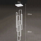 Modern ring stairs led lights pendant light lamps for living room led Chandeliers for dining room hanging light indoor lighting