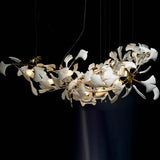 Chandeliers for Dining Room Decor Ceramics Led Lamp Lustre Nordic Ceiling Chandelier Kitchen Living Center Table Indoor Lighting