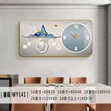 Nordic elk wall clock living room Creative fashion perpetual calendar electronic clock wall atmosphere dining room decoration