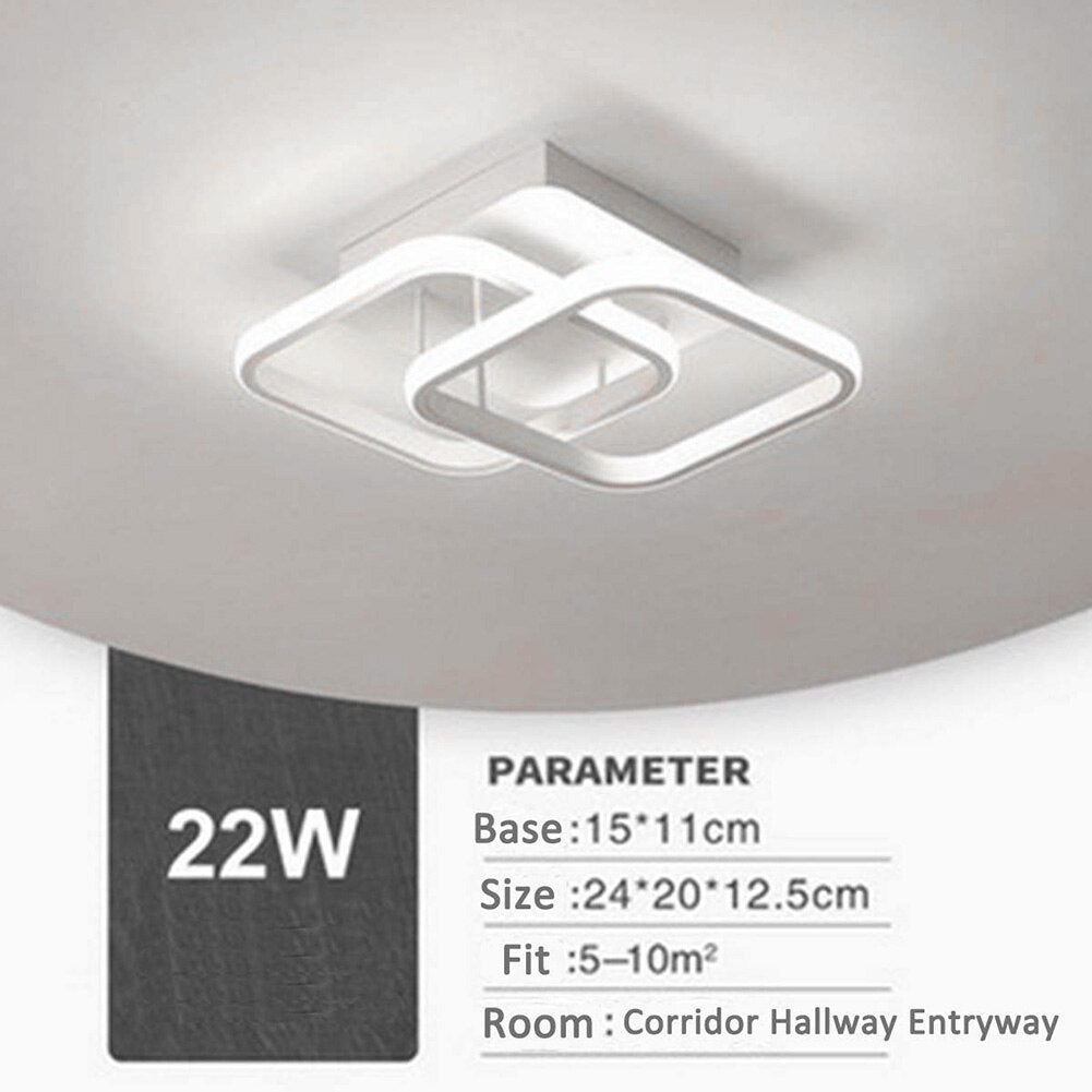 Modern LED Ceiling Lights Chandelier Nordic Living Room Lamp Lighting Minimalist Eye Protection for Indoor Living Room Bedroom