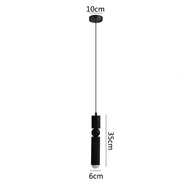 Modern Led Chandelier Spotlight Pendant Lights Bedside Bedroom Reading Light Home Decor Pendant Lamp For Dining Room Kitchen Bar