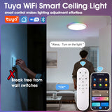 Tuya Ultra-Thin 0.98 Inch Smart LED Ceiling Light - 36W/28W RGB Dimmable Alexa Lamp
