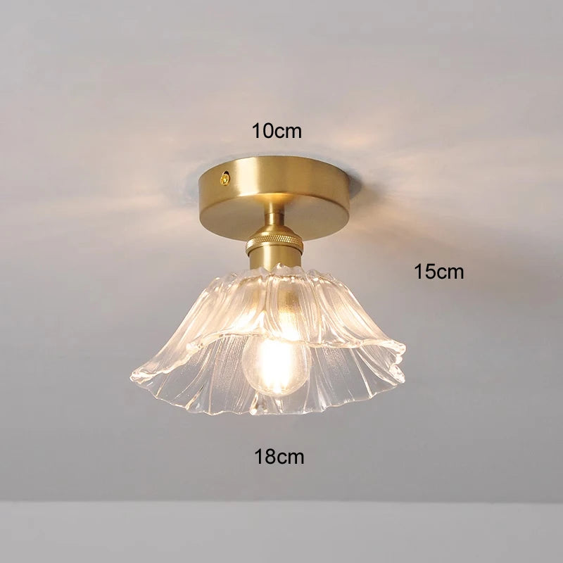 Nordic E27 Ceiling Light - Modern Indoor Fixture for Hallway, Kitchen & Bedroom