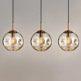 Nordic Simple Modern Hanging Loft Glass Lustre Pendant Lights LED Bedroom Bedside Living Dining Room Cafe Lamp Room Decor