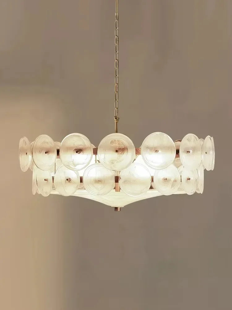 Italian Bauhaus Amber White Art Glass Chandelier E14 Pendant Light Living Room Kitchen Island Hanging Lamp Lighting Fixture LED