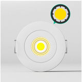 Dimmable Led Downlight COB Ceiling Spot Light 3w 85-265V Recessed Indoor Ceil Lamp Angle Adjust Under Cabinet Jewellery Wardrobe