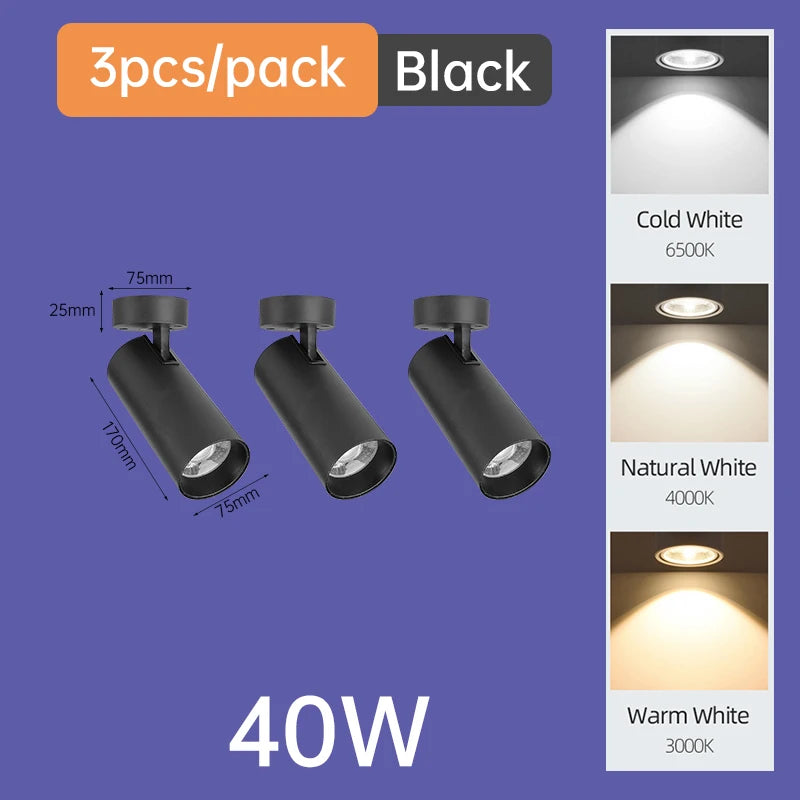 Spotlight Home Light LED Luster Downlight Indoor Ceiling Lamps Room Decors 220V Fixtures Bedroom Top Led Spot Lighting Chandelier