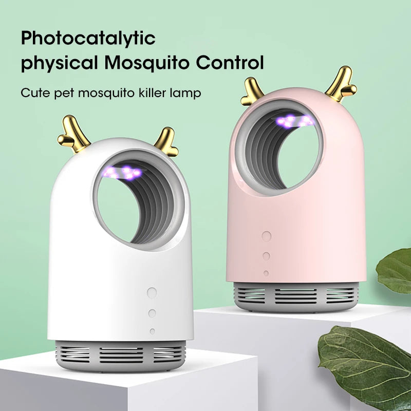 Electric Mosquito Fly Trap Harmless Mosquito Fly Exterminator Professional Inhalation Zapper Indoor Trap Multifunctional
