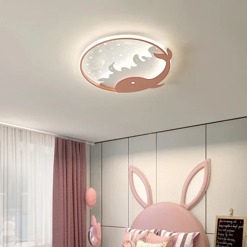 Modern Children LED Ceiling Lamp for Lantern Nursery Bedroom Kids Room Lustre's Lampa Techno Para Quarto Home Decors Lighting