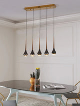 Minimalist Style LED Ppendent Lamp Double Layered Attic Chandelier Villa Staircase Pendant Light Living Room Kitchen Pendant