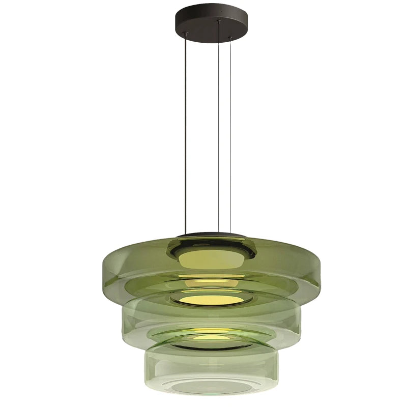 Glass Pendant Light Fixture Pendant Lighting for Kitchen Island Modern Ceiling Light Grey Glass Shade Dining Room Hanglamp