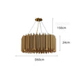 Living room chandelier Villa duplex modern simple stainless steel creative chandelier interior lighting LED lights gold