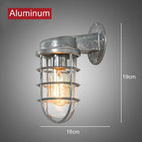Retro Industrial Wall Lamp for Loft Coffee Bar Corridor Aisle Waterproof Outdoor Sconce Antique E27 Exterior Led Lights Fixture