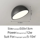 Nordic Entrance Lamp Modern Minimalist Corridor Entry Door Small Light Bay Window Light Attic Inclined Roof Aisle Ceiling Lights