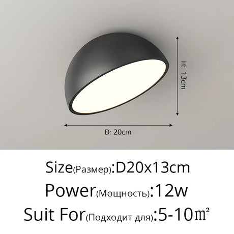 Nordic Entrance Lamp Modern Minimalist Corridor Entry Door Small Light Bay Window Light Attic Inclined Roof Aisle Ceiling Lights