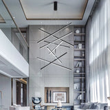 Modern Led Chandeliers Living Dining Room Kitchen Lighting Decor Lustre Pendant Lamp Indoor Duplex Hall Hanging Lights Fixture