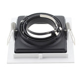 Replaceable Lamp Holder Seiko Aluminum Spot Light White Black Single and Double Head GU10 Tube Holder MR16 Ceiling Lamp Holder