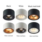 Round Surface Mounted LED Downlights 7W 12W 15W 18W Mounted Ceiling Lamps Spot Light 110V/220V driverless LED DownLight