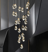 Light Luxury K9 Crystal Small Dhandelier Modern And Minimalist Restaurant Light Bar Counter Bedroom Bedside Long Line Light