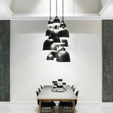 Nordic Minimalist Creative Pot Lid Chandelier Led Restaurant Bar Pendant Lights Lustre Dining Room Loft Bedroom Bedside Lamp