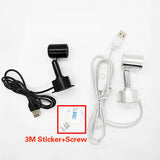 Spotlight USB DC5V Led 3W Jewelry Cabinet Showcase Mini Spot Bench Lamp Ceiling Light Switch USB Interface