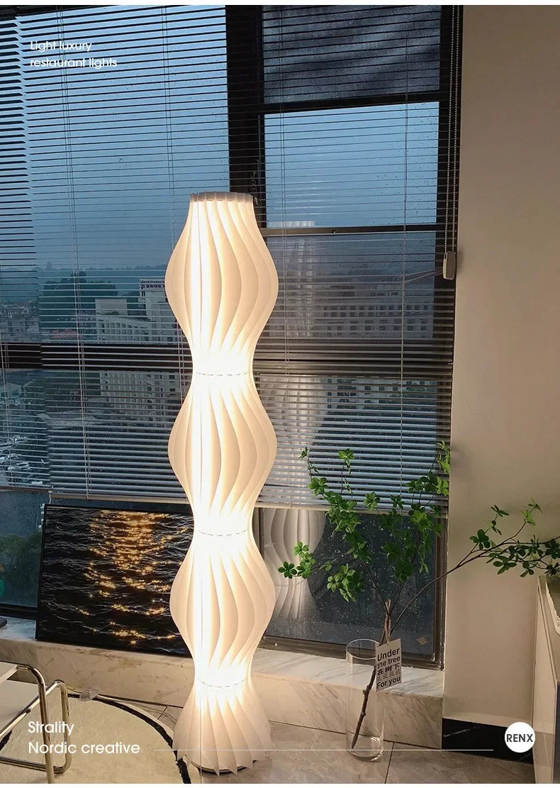Modern Nordic Grass Skirts LED Floor Lamps Living Room Bedroom Lighting Decor Lustre Floor Lights Indoor Bedside Lights Fixture