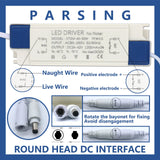 LED Driver 40-50W 1200mA AC 110V 220V to DC 24V 36V 42V Lighting Transformer Panel Light Ceilling Lamp Power Supply Adapter