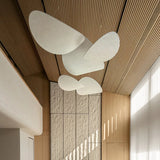 Nordic Minimalist Wabi Sabi Silk Chandelier Living Dining Room Bar Home Deco Led Pendant Lamp Bedroom Loft Hanging Light Fixture