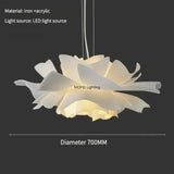 Nordic Lamps Modern Acrylic Flower Chandelier Multi-layer LED Pendant Lamp Dining Room Bedroom Creative Indoor Lighting Fixture