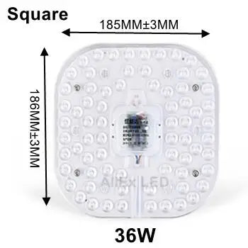NEW 36W 24W 18W 12W LED Ring PANEL Circle Light SMD2835 LED Round Ceiling board circular lamp board AC220V 230V 240V LED light