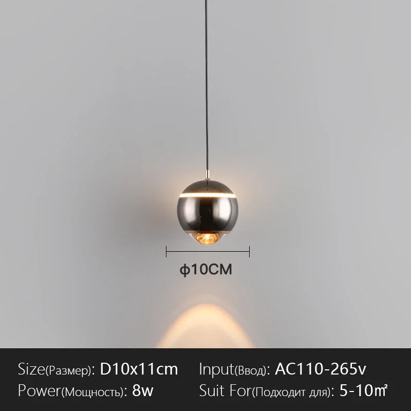 2026 Modern LED Pendant Lamp Bedside Chandelier Indoor Decoration Lamp for Bedroom Dining Room Bar Hotel Creative Chandelier New