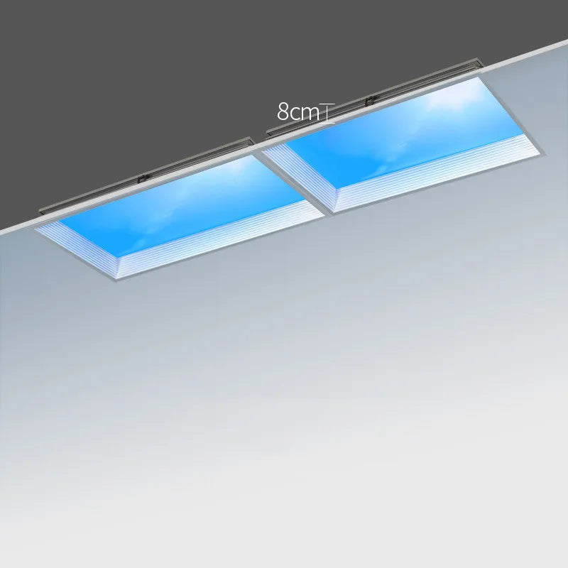 220V New Style Blue Sky Smart Ceiling Lamp for Bathroom Living Room Kitchen Natural Lighting Indoor Decor Remote Control And App