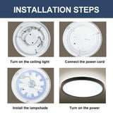 Led Ceiling Light Replacement Led Module 220v Led Panel Light Board Dimmable With Remote Control 12W 18W 24W For Ceiling Lamps