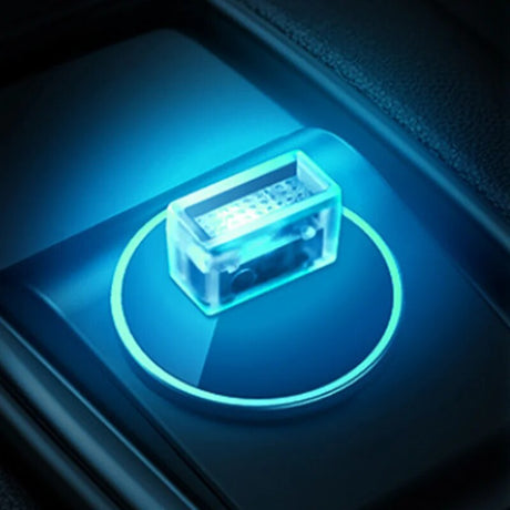 1/3/5pcs Car USB LED Night Lights 7 Colors Atmosphere Lamp Decorative Bulb Portable Auto Interior Home Laptop Light Plug Play