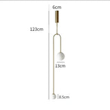 Modern Glass Ball Pendant Light Led Bedside Hanging Lighting Nordic Golden Luxury Hallway Living Room Bedroom Indoor Decor Lamp