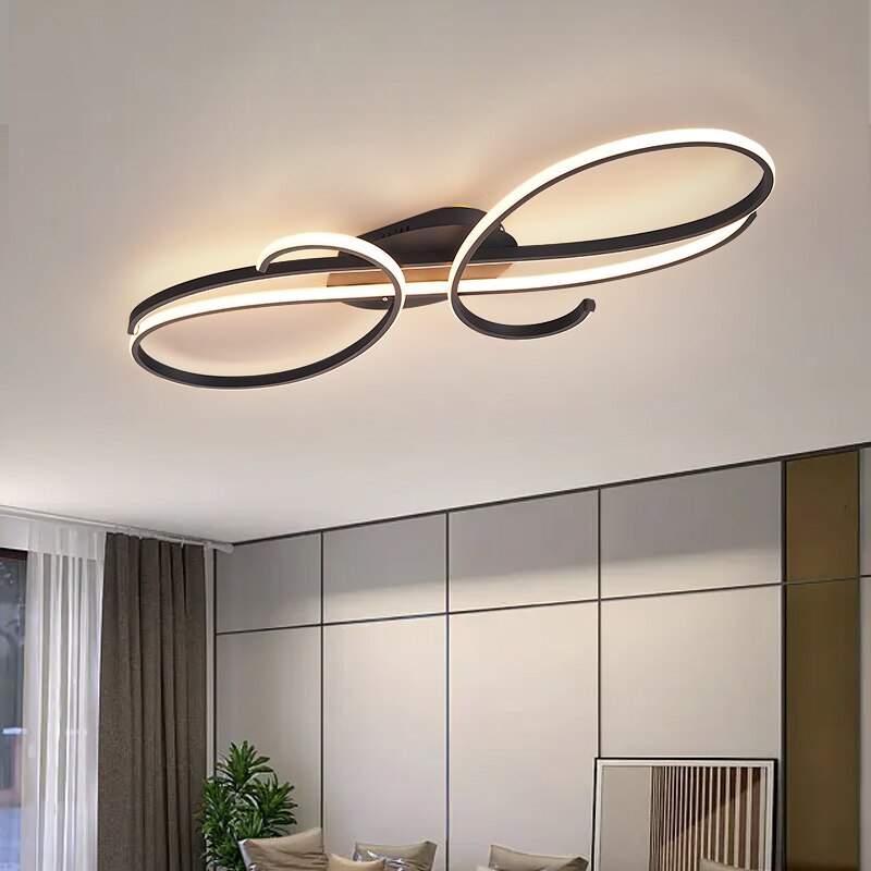 Gold/Chrome Plated Modern led Ceiling Chandelier for Living Dining Room Bedroom Study Apartment Hanging Ceiling Lamp Fixtures