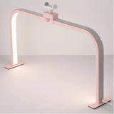Half Moon U-shaped Nail Light for Desk Foldable Square Nail Tech Lamp 3000-6000K Dimmable Table Light bracket LED Nail Desk Lamp