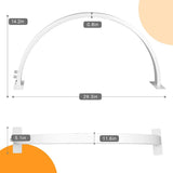 50W New Rotary Switch LED Nail Beauty Half Moon Lamp Eyelash Extension Eyebrow Lamp Nail Art Filling Lamp 3Coloradjustable Light